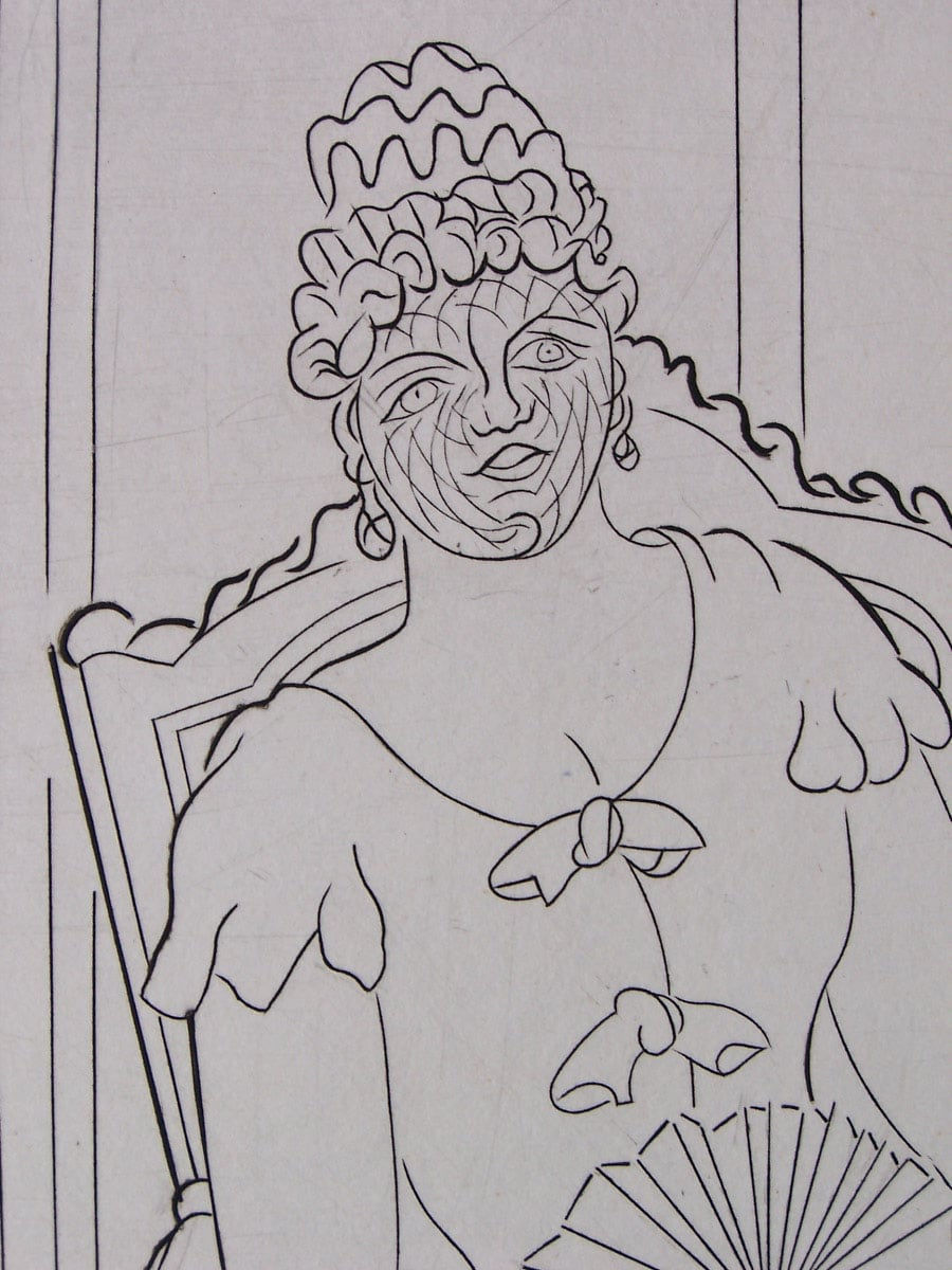 LEOPOLD SURVAGE, "Les Paysans VIII" - De Balzac