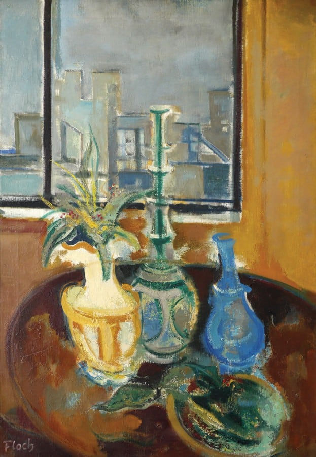 JOSEPH FLOCH, Still Life at the Window, 1960