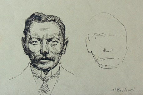 HENRYK BERLEWI, Portrait of a Man