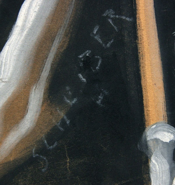 HUGO SCHEIBER, Portrait of a Man with a Pipe