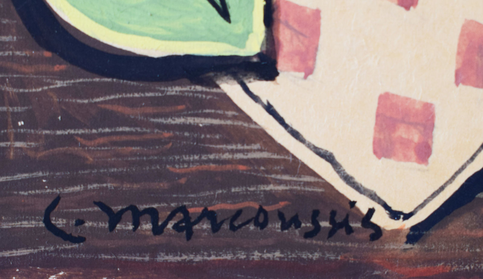 LOUIS MARCOUSSIS, Composition with Fish | Composition au poisson, 1925