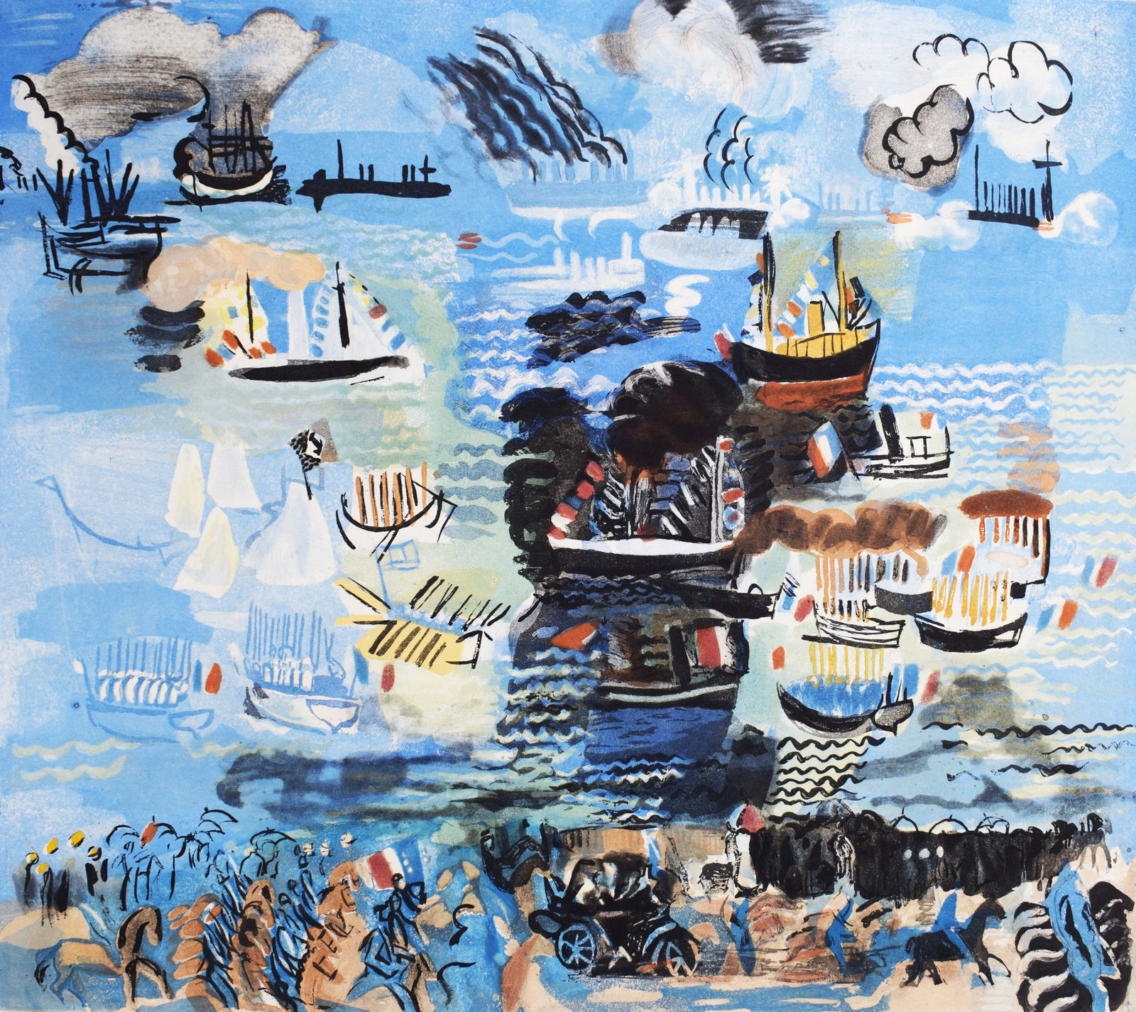 RAOUL DUFY, Nautical Festival | Fête nautique, 1926