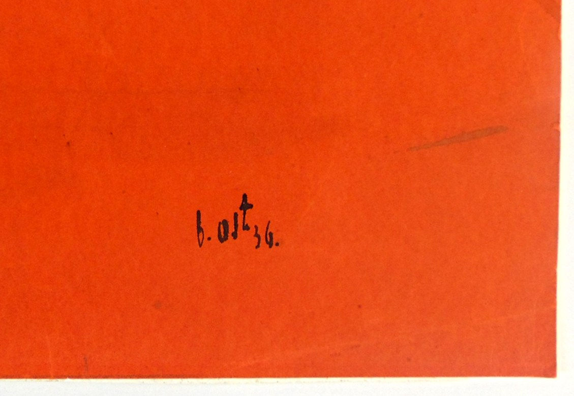 FRANCISZEK OST, Abstract Figure, 1936