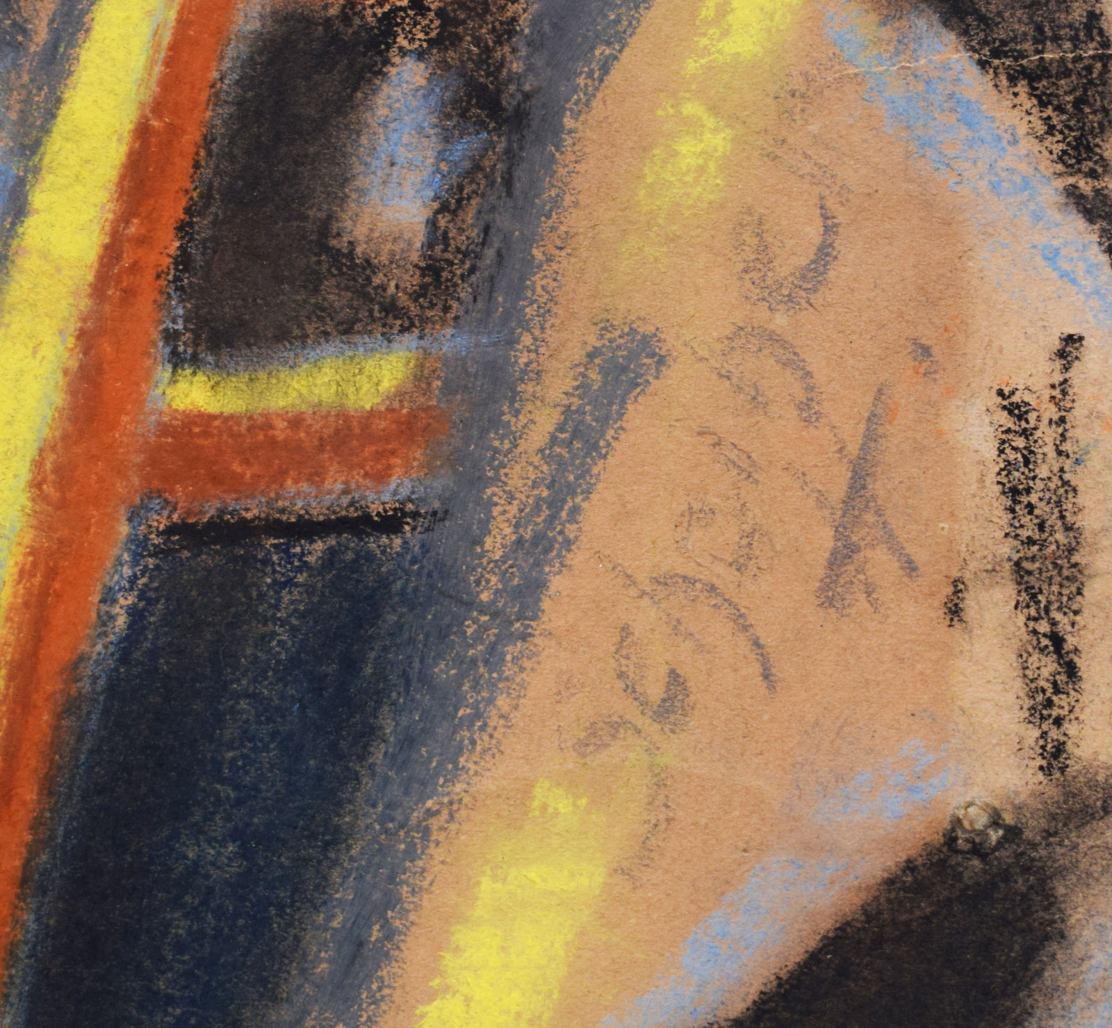 HUGO SCHEIBER, Couple at the Table with Flowers, circa 1930-40