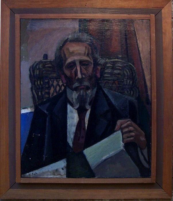 ALFRED RETH, Portrait of the Musician Mazzi, 1912