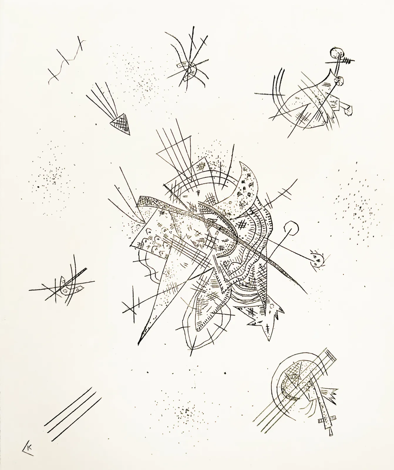 WASSILY KANDINSKY, Small Worlds X | Kleine Welten X, 1922
