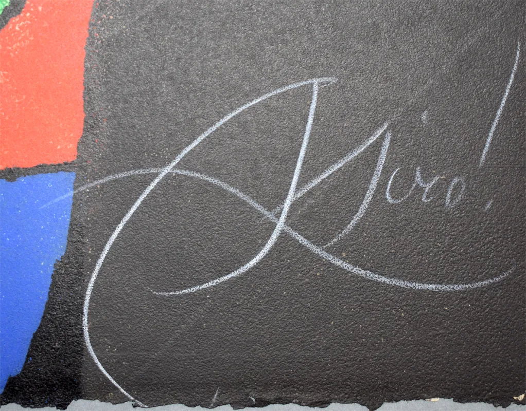 JOAN MIRÓ, Composition II, from: Gaudí, 1979