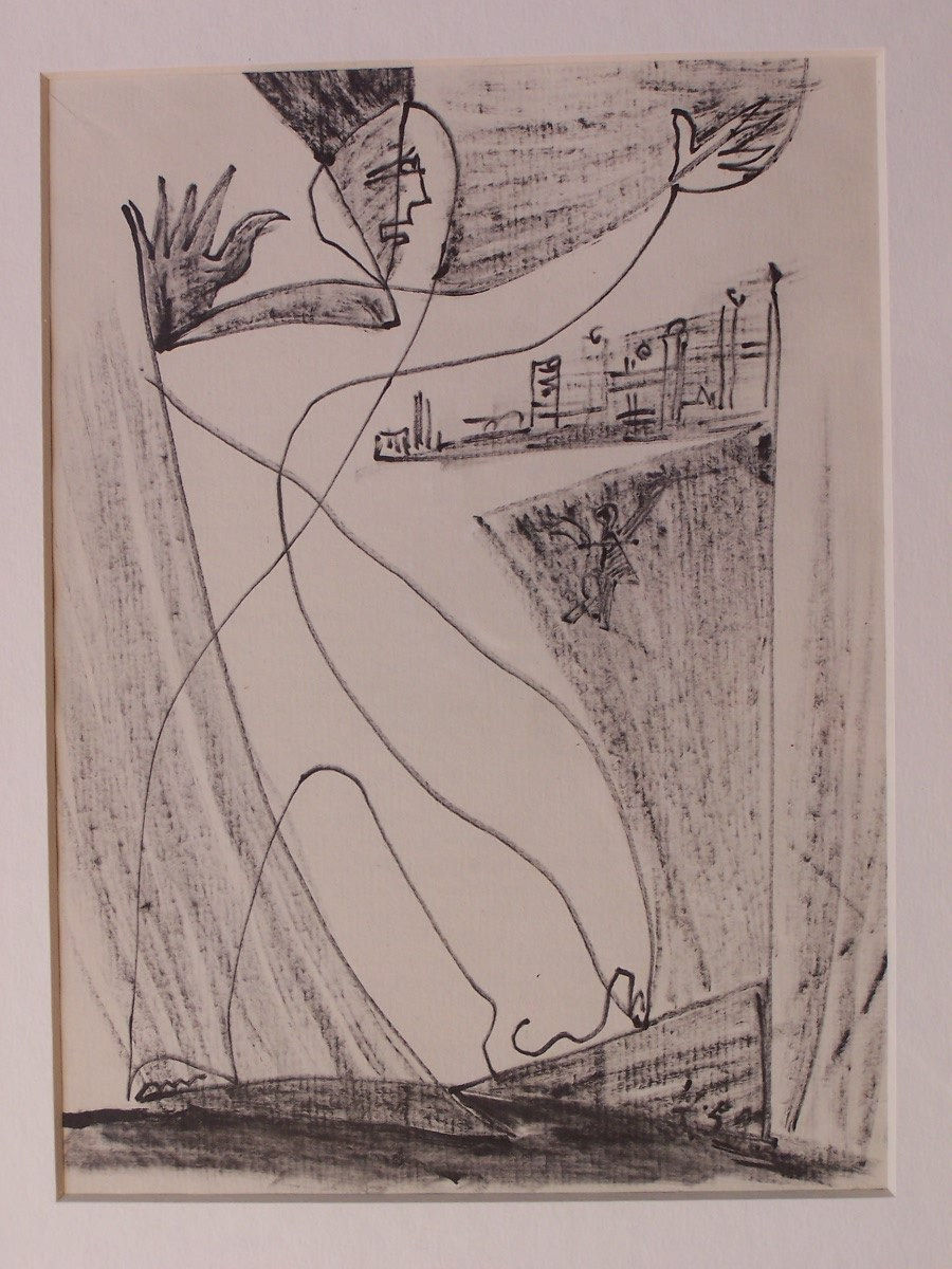 LEOPOLD SURVAGE, Abstract Figure, 1953