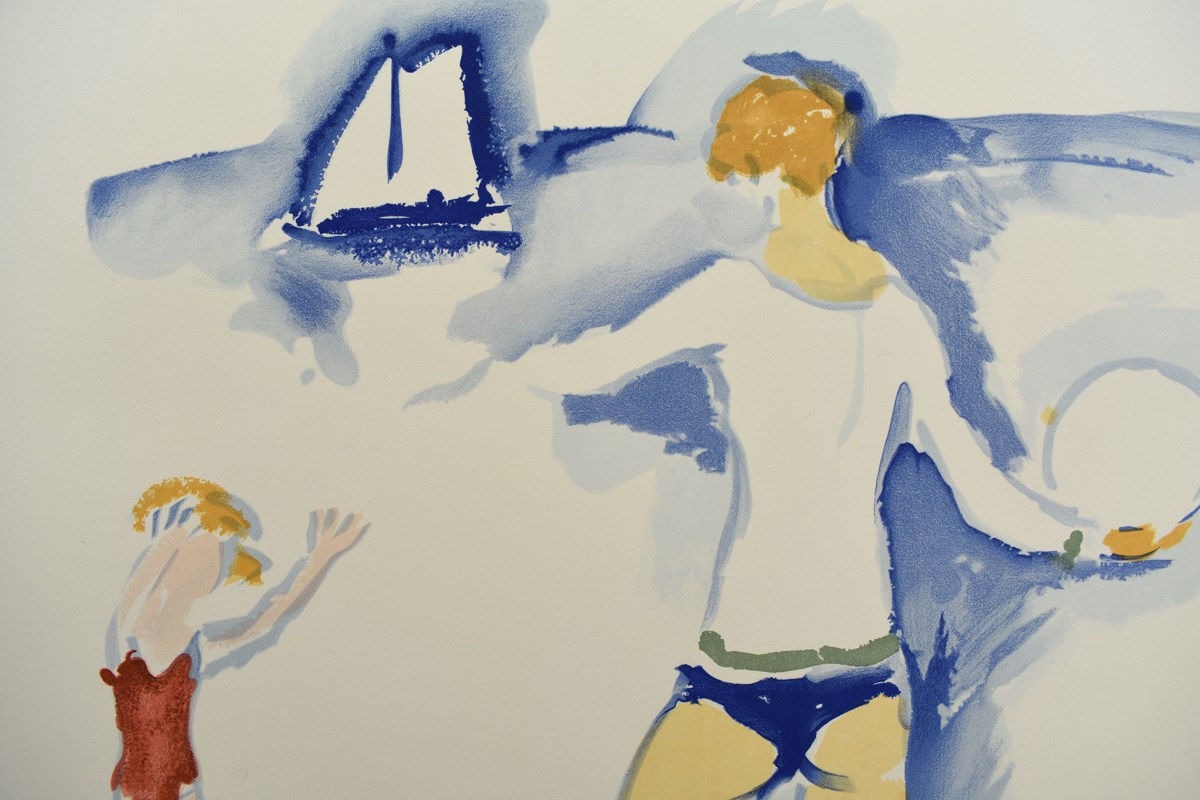 KEES VAN DONGEN, Woman on the Beach, Trouville | Femme Sur la Plage, Trouville, 1966