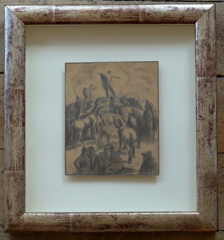 BÉLA KÁDÁR, The Speech, ca. 1910