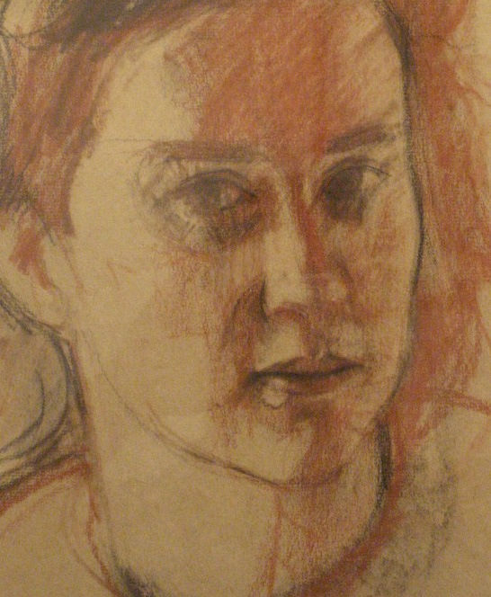 ADOLPHE MILICH, Portrait of a Girl with Red Hair