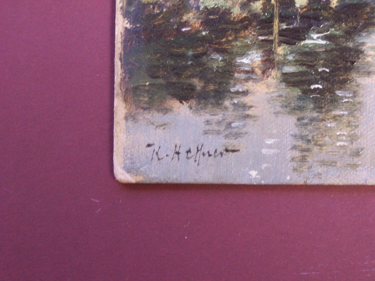 KARL HEFFNER, River Landscape