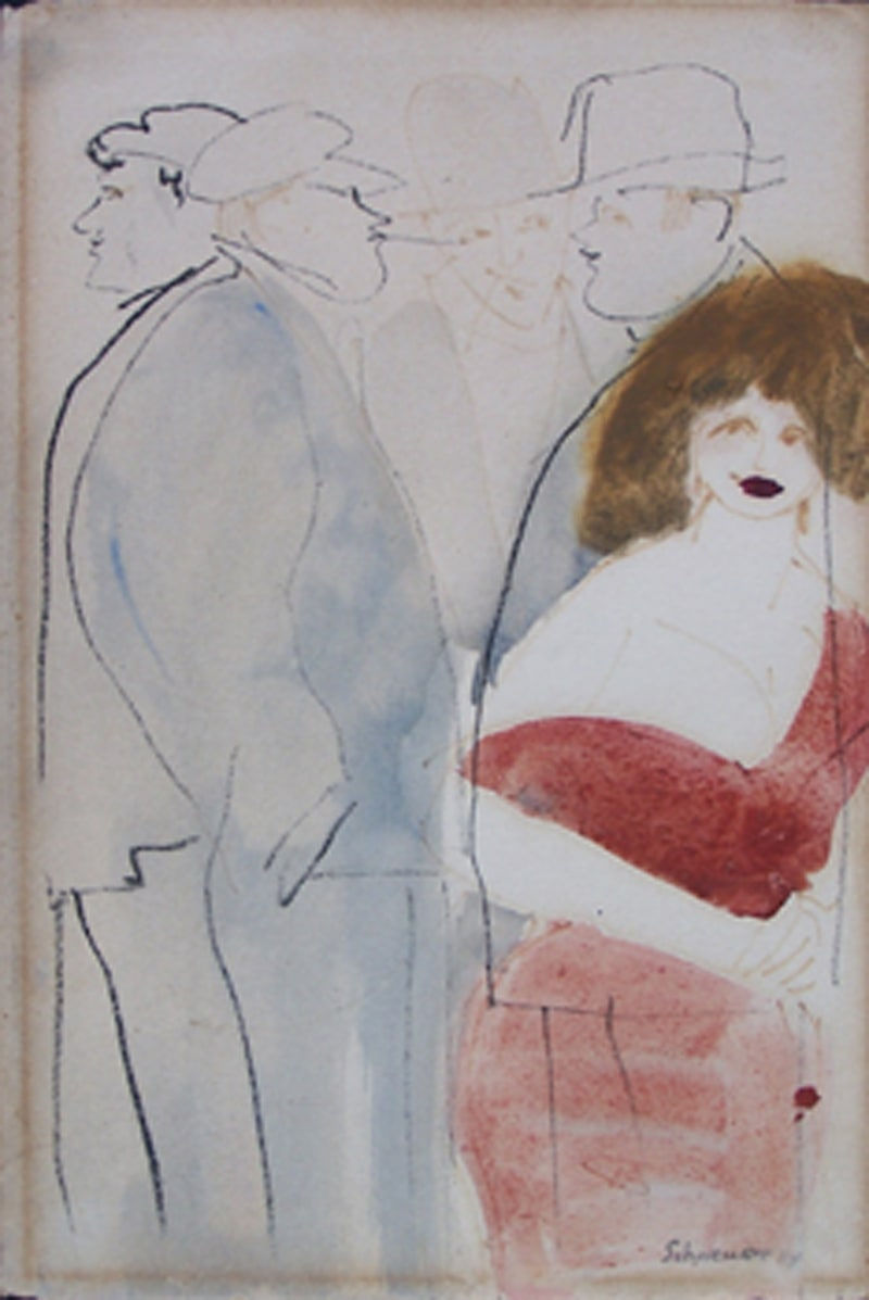 DAVID SCHNEUER, Figures in Paris, 1984