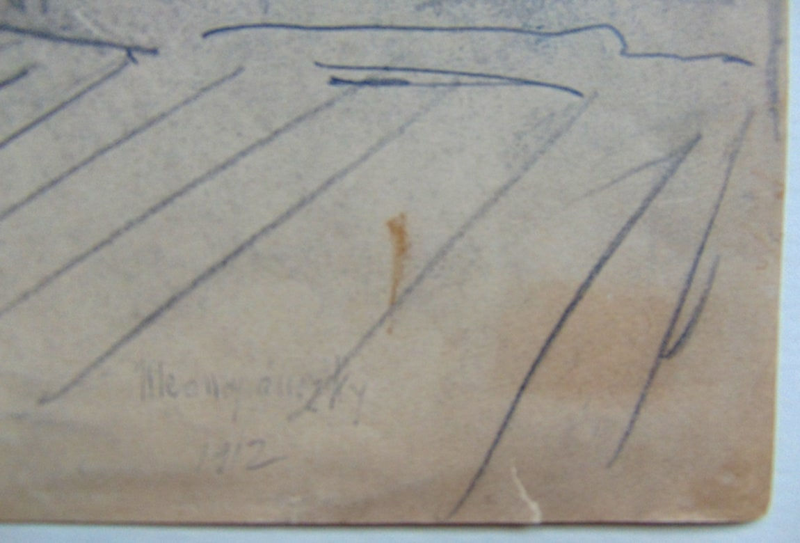 LASZLO BARO MEDNYANSZKY, Cityscape, 1912