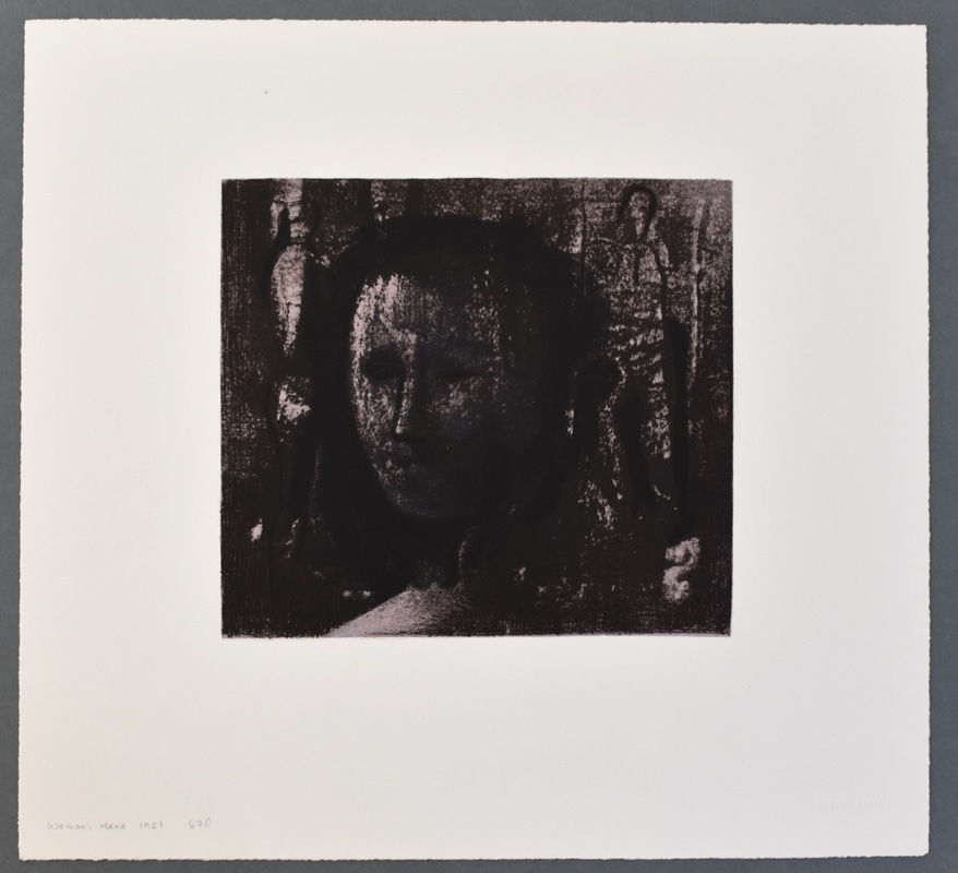 HENRY MOORE, Woman's Head, 1981