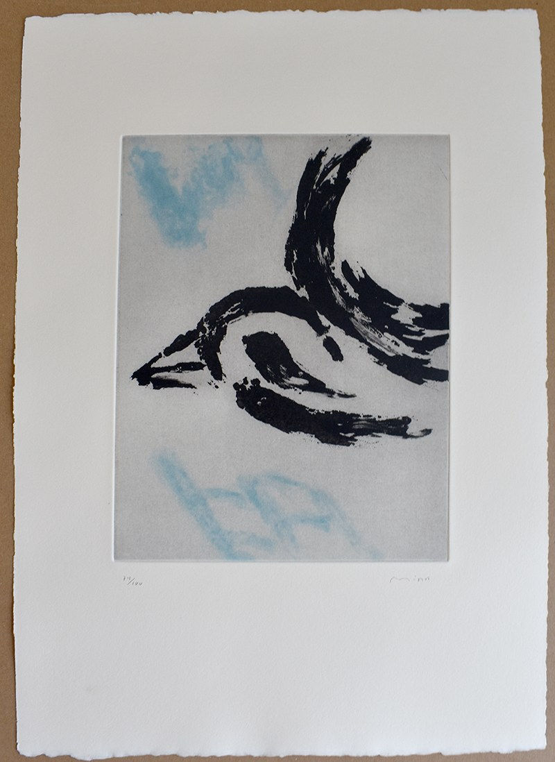 VICTOR MIRA, Pájaro [Bird], from: 12th Anniversary Galeria Joan Prats 1976-88 Portfolio, 1988