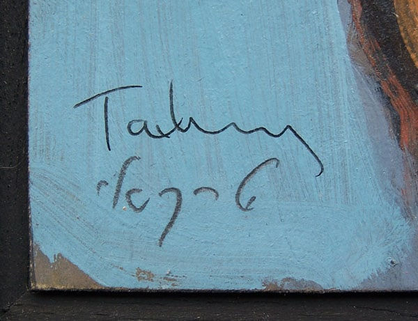 ITZCHAK TARKAY, Woman in Colourful Dress