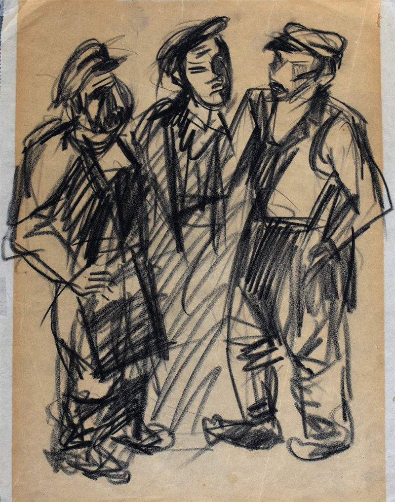 ISSACHAR RYBACK, Three Workers, 1919-1921