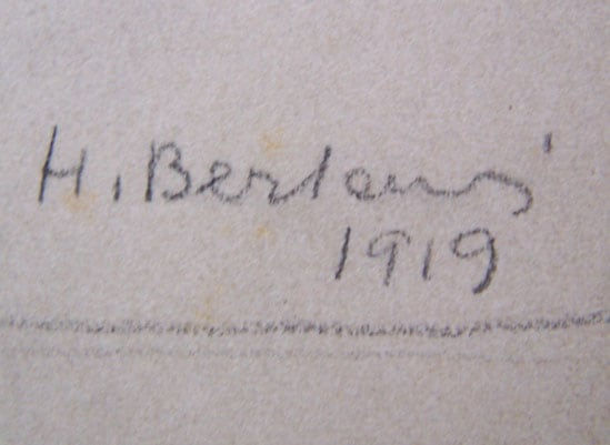 HENRYK BERLEWI, Sleeping Man, 1919