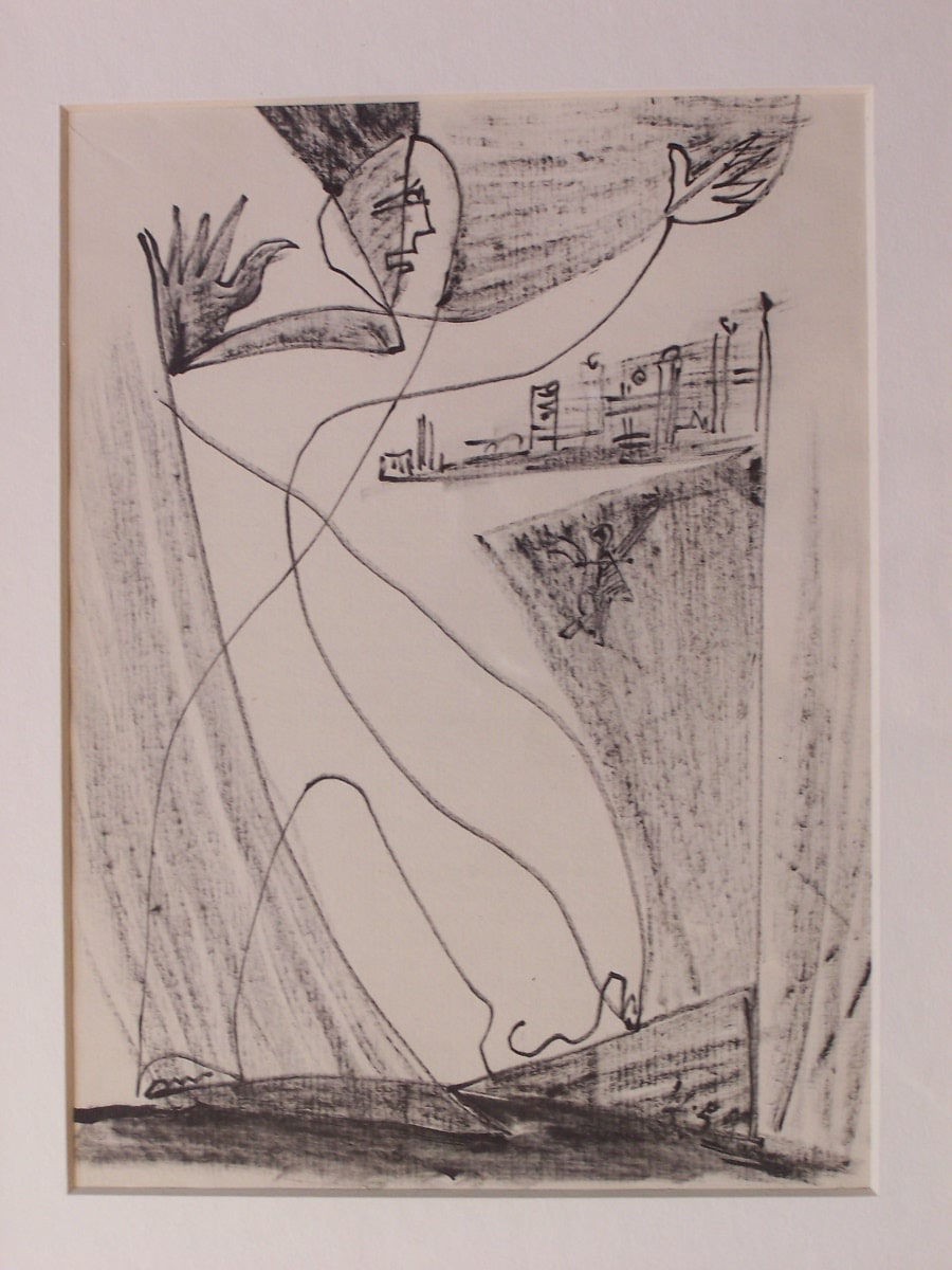 LEOPOLD SURVAGE, Abstract Figure, 1953