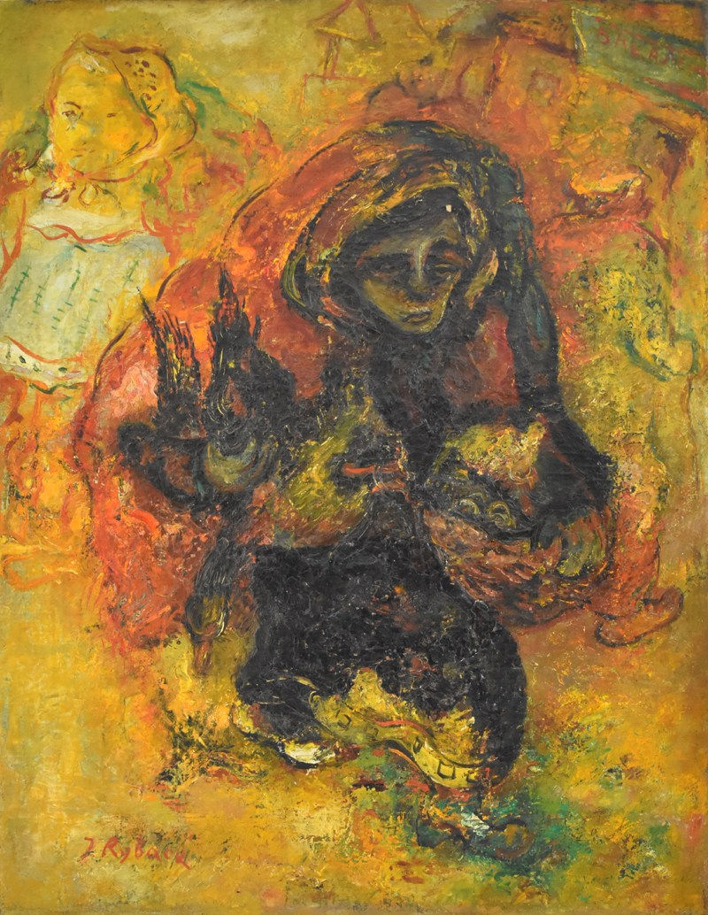 ISSACHAR RYBACK, Chicken Seller, 1928