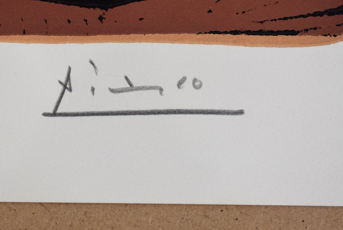 PABLO PICASSO, Woman Reclining and Man with a Guitar | Femme couchée et homme à la guitare, 1959