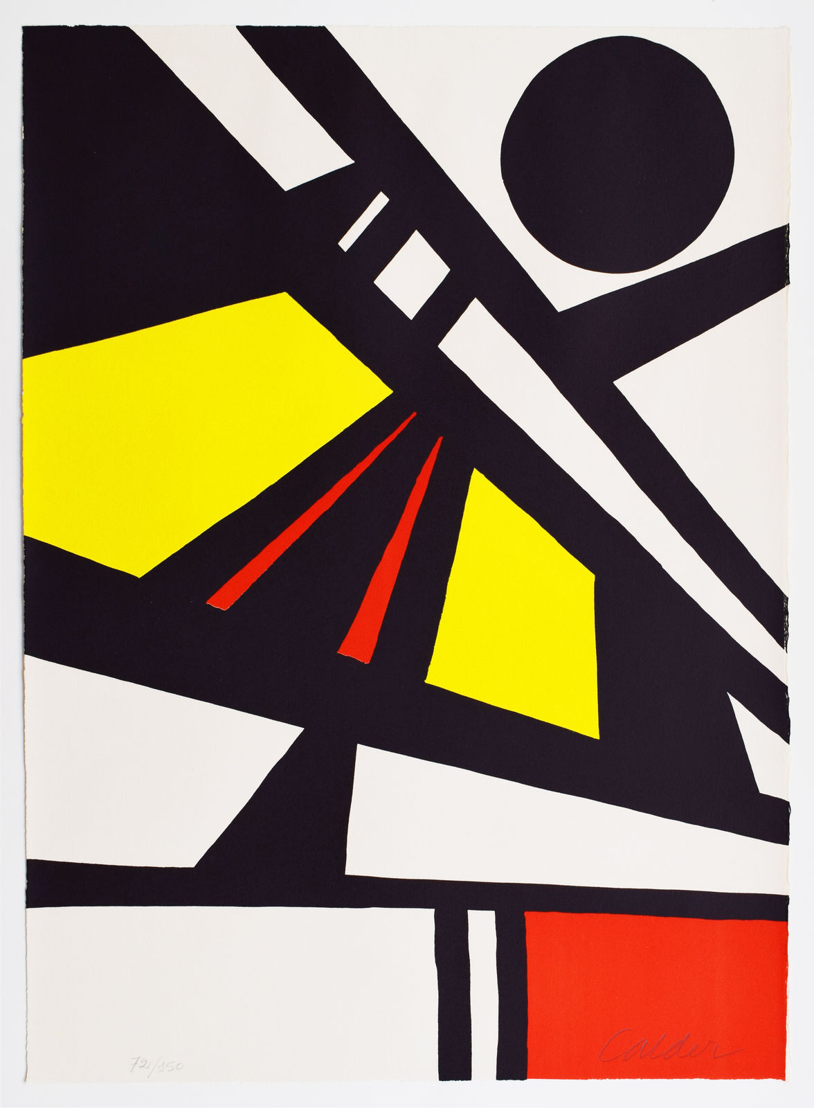 ALEXANDER CALDER, Untitled, from: Graphic Portfolio University of St. Gallen 1963-66 | Ohne Titel: Grafikmappe Hochschule St. Gallen 1963-66, 1967