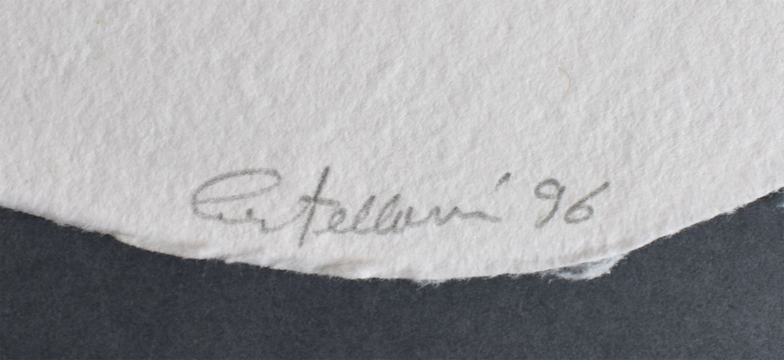 ENRICO CASTELLANI, Composition IV, from: Trous, 1996