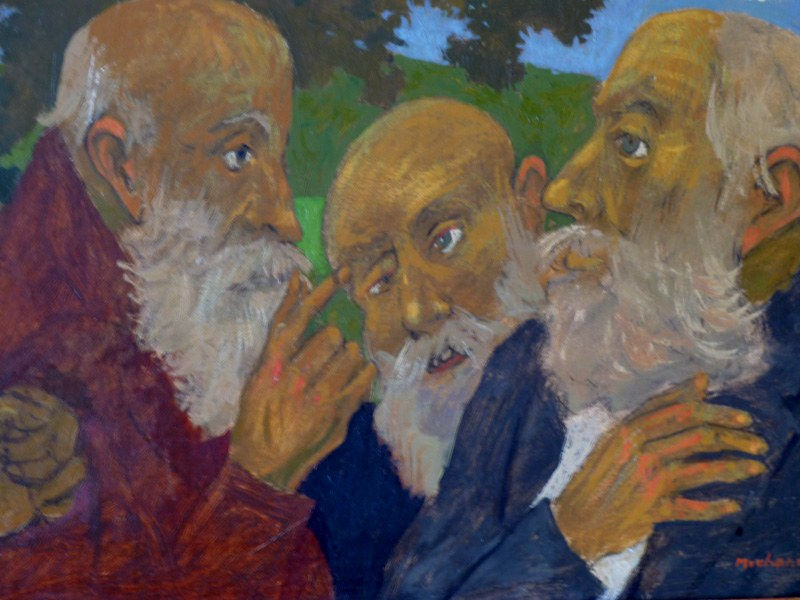 GREGOIRE MICHONZE, The Conversation, 1960