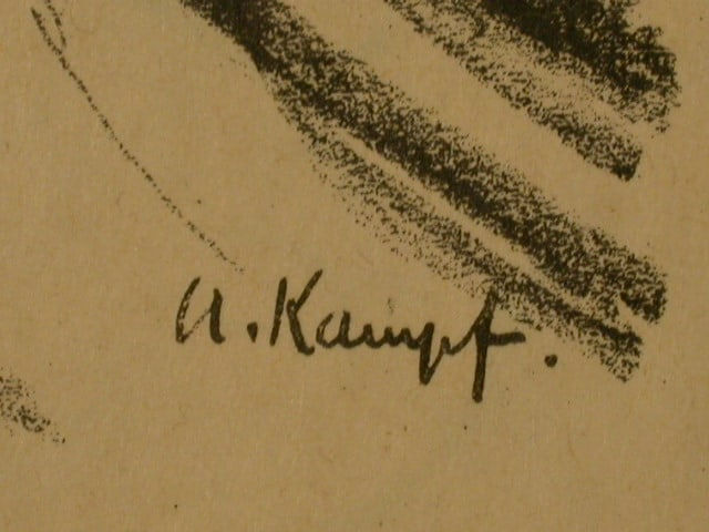 ARTHUR KAMPF, Traum des Berichterstatters/ Dream of the Reporter, 1928