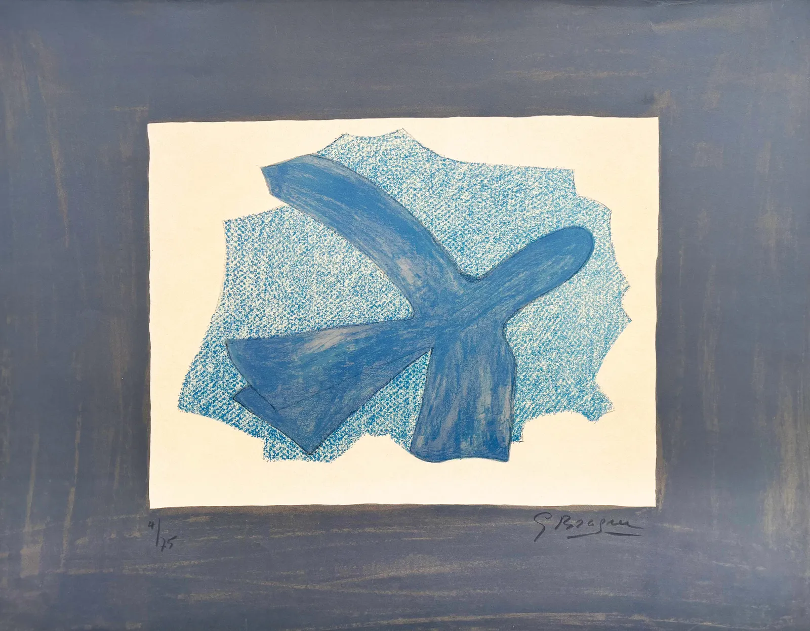 GEORGES BRAQUE, The Flight | L’Envol, 1960