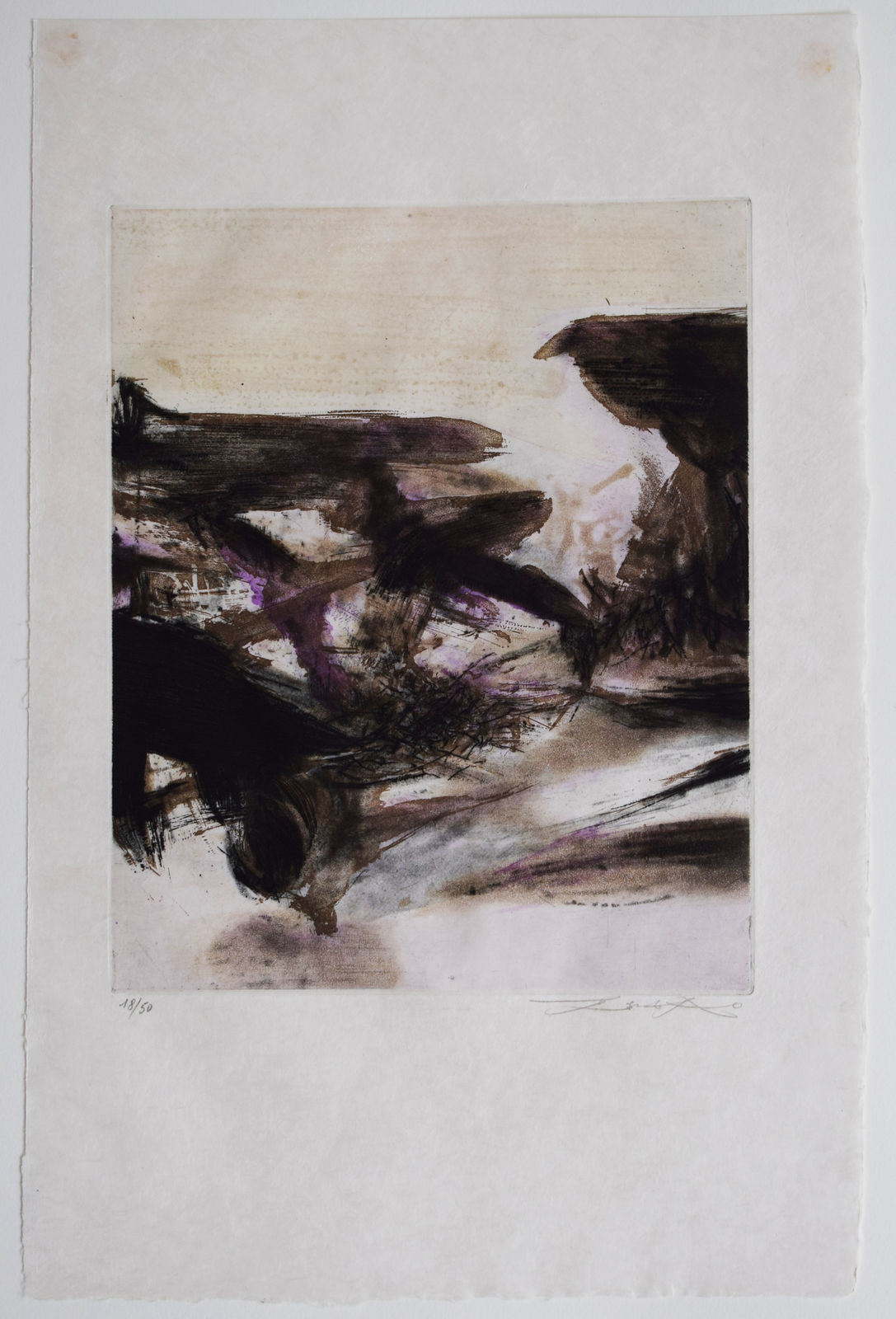 ZAO WOU-KI, Composition IV, 1972
