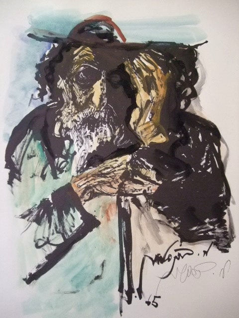 MOSHE BERNSTEIN, Ballad of the Jewish "Stetel" (Portfolio 2), 1975