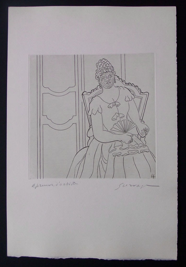 LEOPOLD SURVAGE, "Les Paysans VIII" - De Balzac