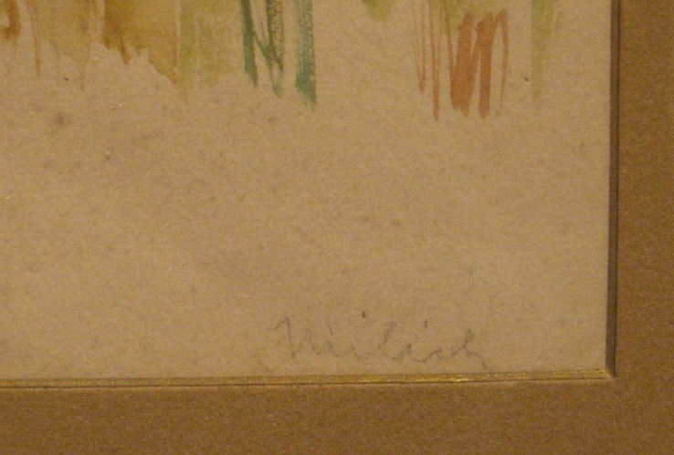 ADOLPHE MILICH, Sunbathing Woman under Parasol