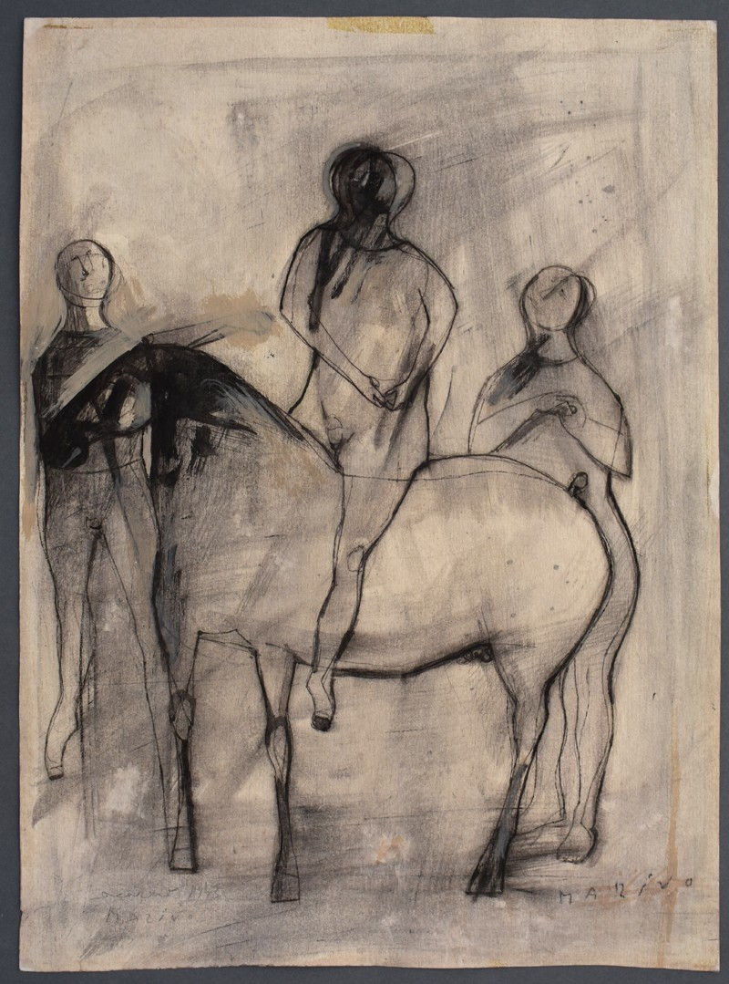 MARINO MARINI, Jugglers and Horse | Giocolieri e Cavallo, 1943