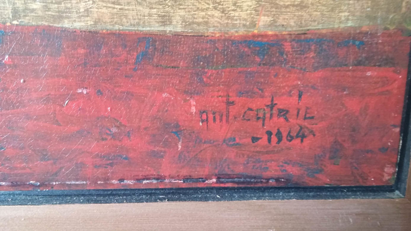 ANTOON CATRIE, Woman Leaning on her Hand, 1964