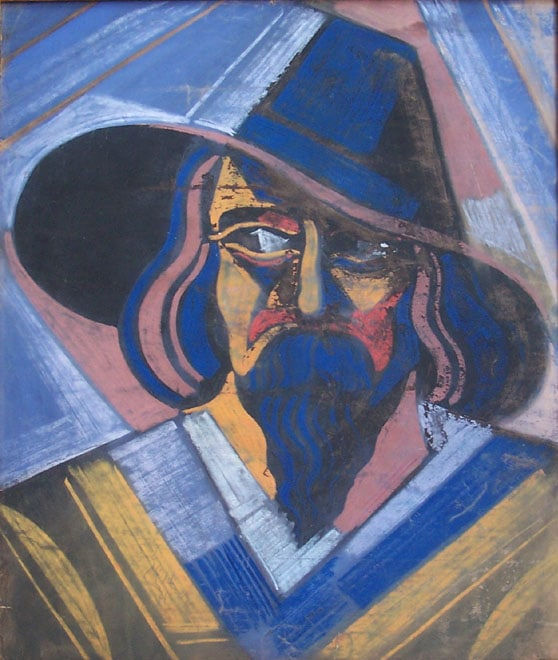 HUGO SCHEIBER, Man with a Hat