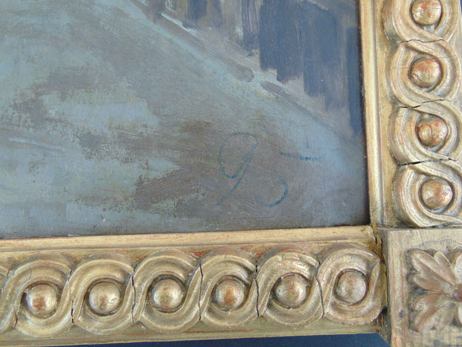 FERENCZ EISENHUT, Study for the painting "The Fight of Roosters in Cairo" / "Combat de Coqs au Caire", 1894