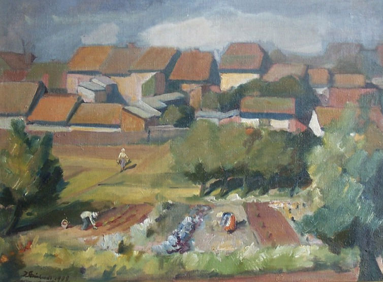 JAKOB STEINHARDT, Women in Zeffat, 1950