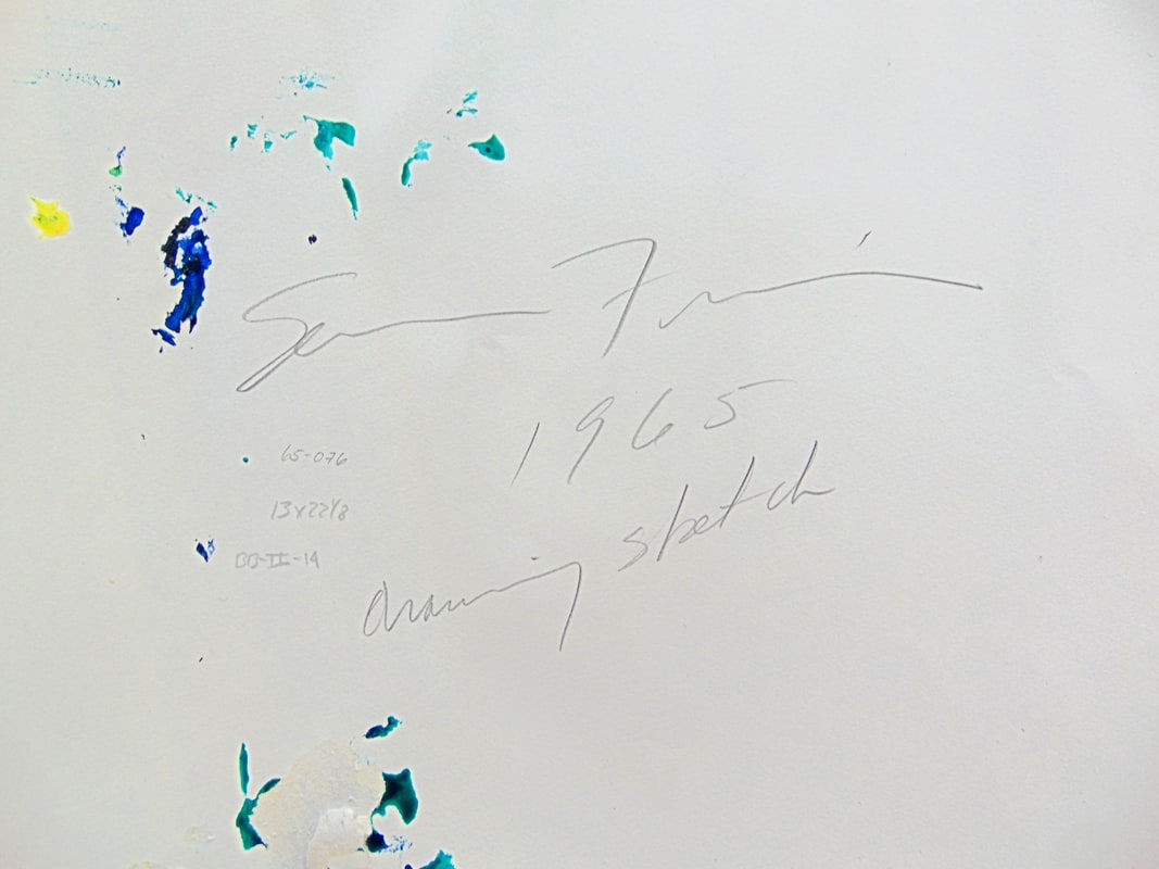 SAM FRANCIS, Sketch SF65-076, 1965