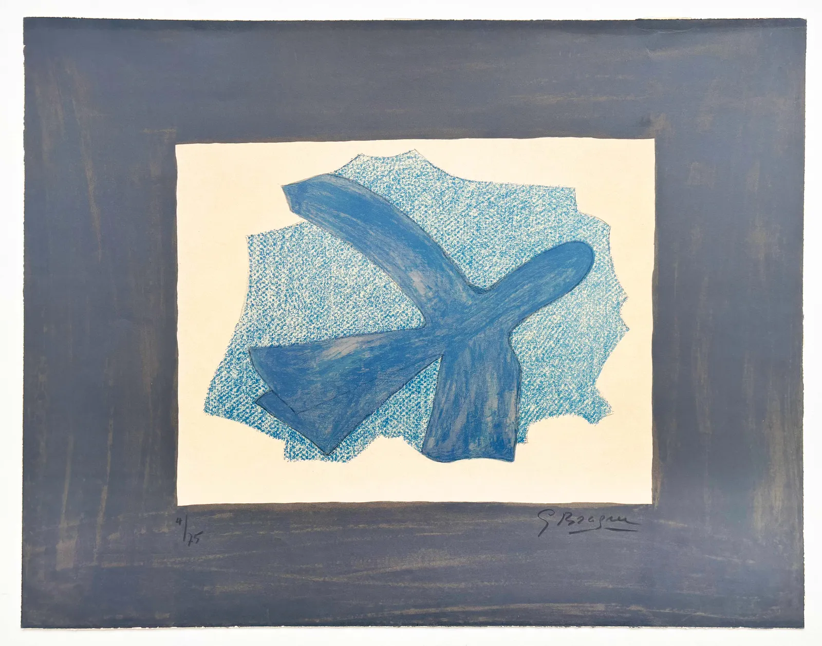 GEORGES BRAQUE, The Flight | L’Envol, 1960
