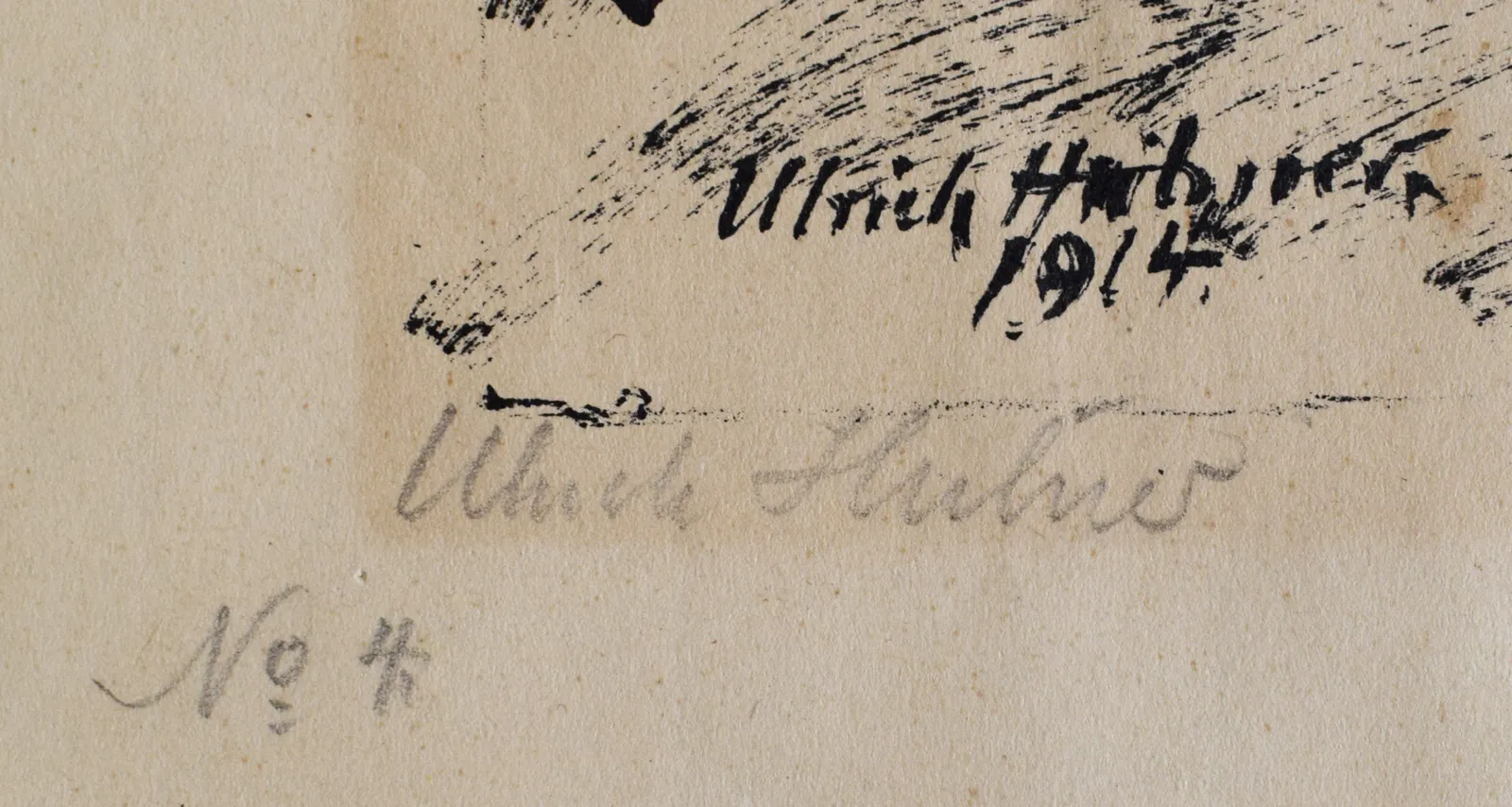 ULRICH HÜBNER, Lübeck, 1914