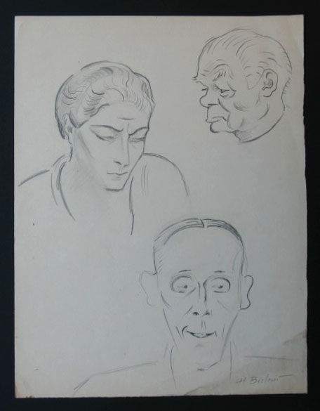 HENRYK BERLEWI, Three Portraits