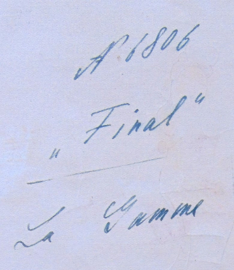 ERTÉ, Final - La Gamme