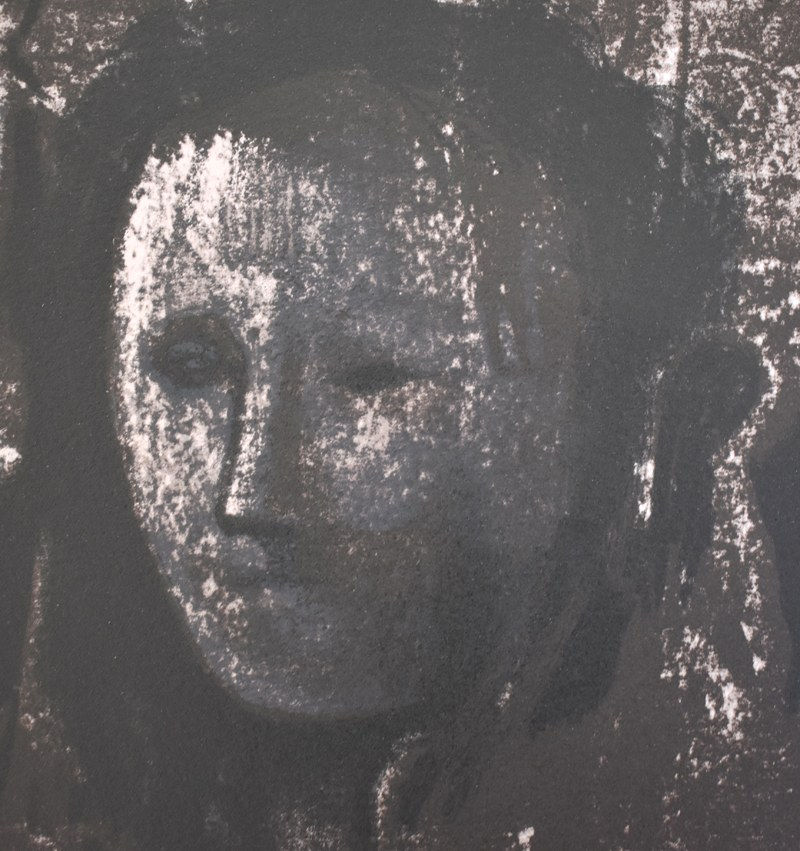 HENRY MOORE, Woman's Head, 1981