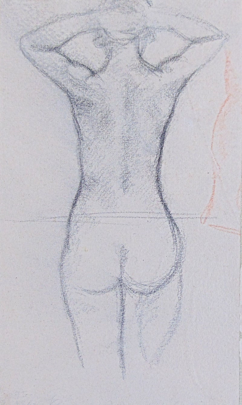 ARISTIDE MAILLOL, Standing Nude | Nude with raised Arms