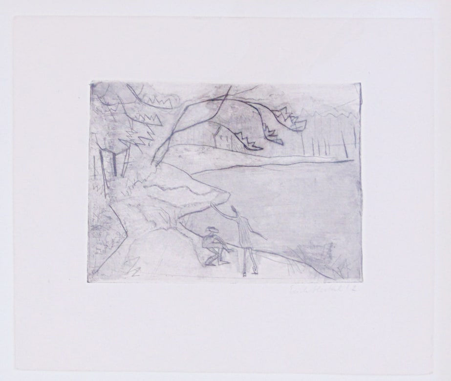 ERICH HECKEL, Children on the Shore | Kinder am Ufer, 1912