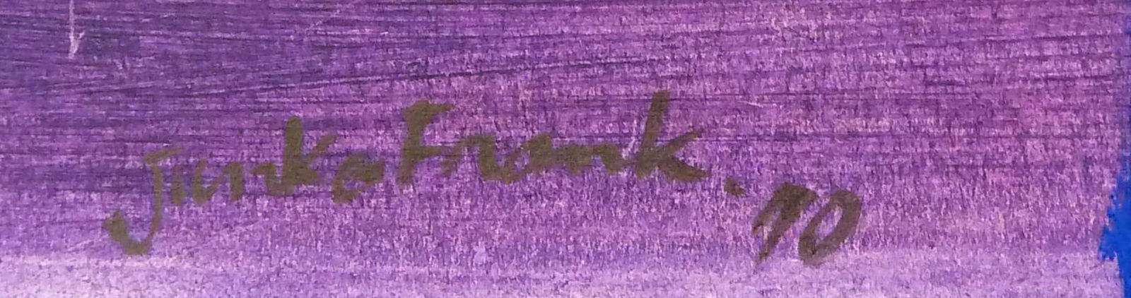 JUNKO FRANK, Surrealist Horizon with Green Sphere, 1970