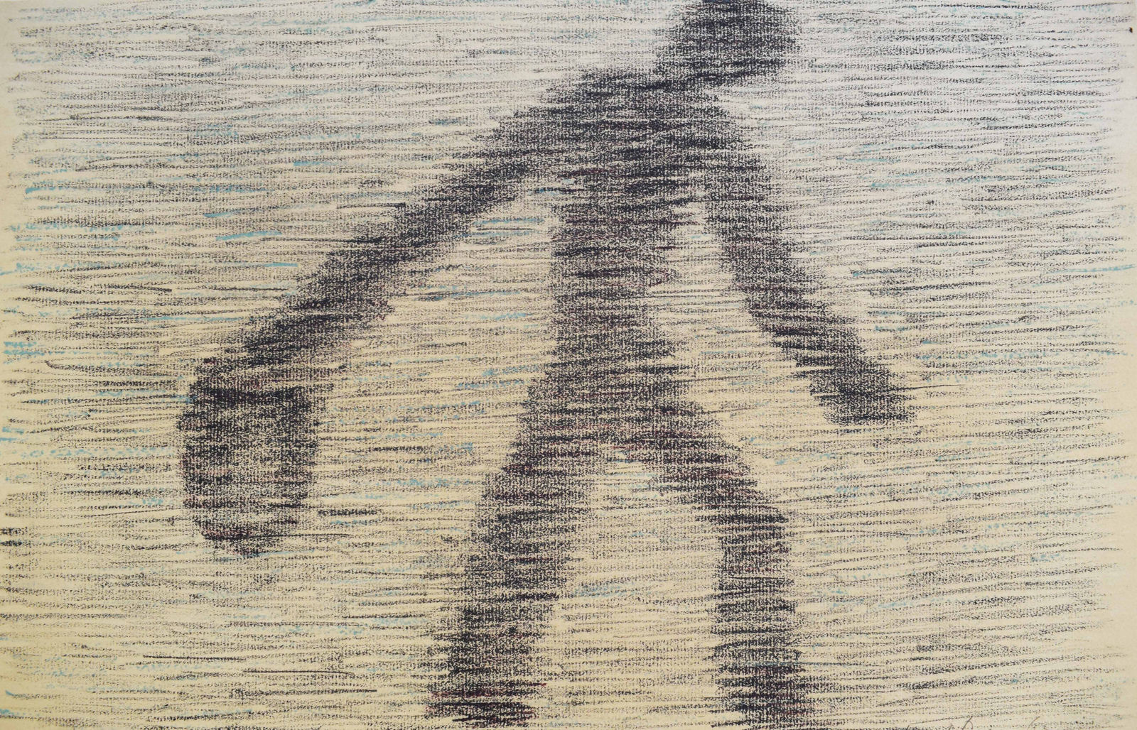 MERET OPPENHEIM, Man in the Fog / Homme dans le Brouillard, from: L'album des Demeures d'Hypnos / The Dwellings of Hypnos, 1974